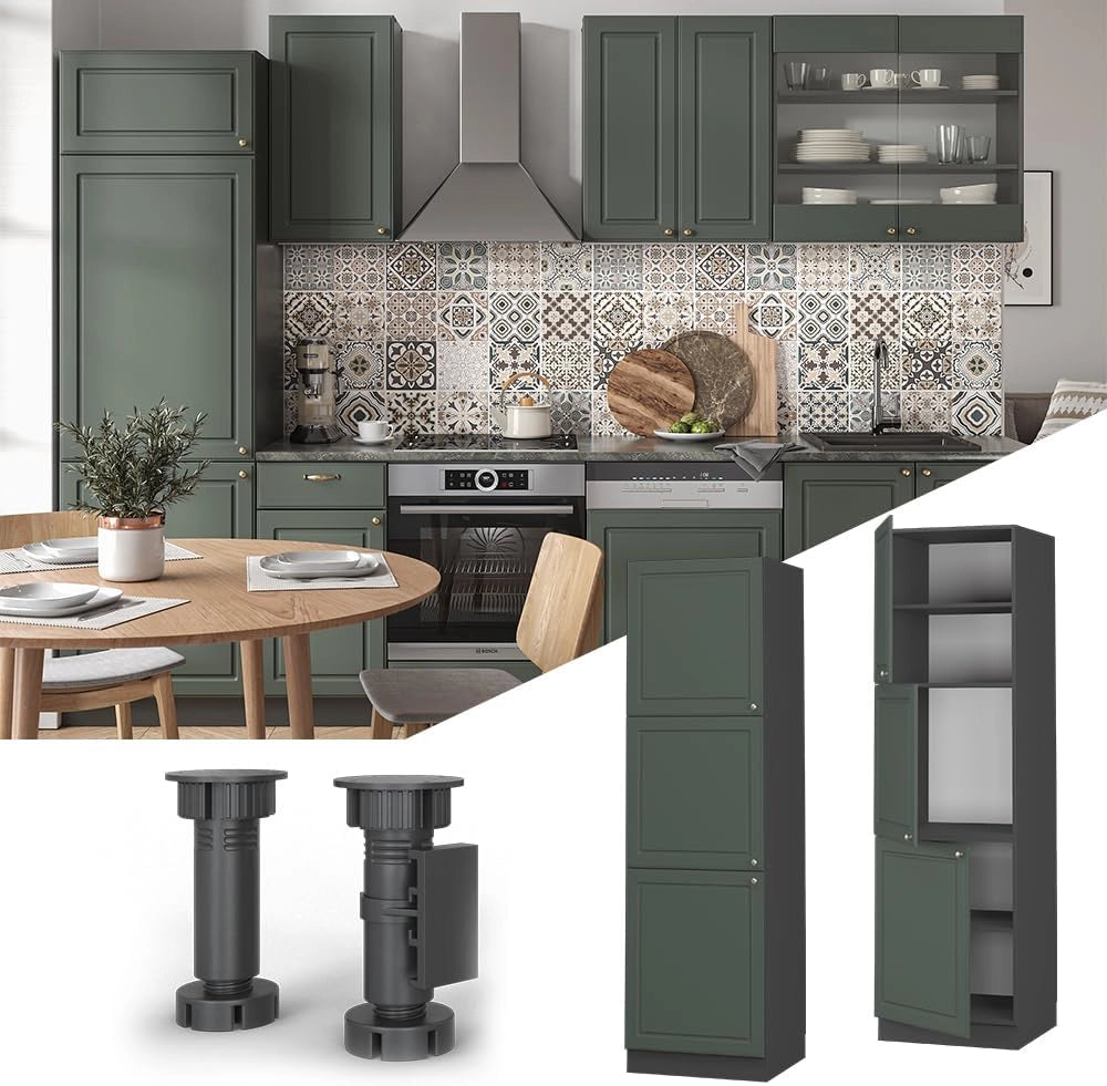 Mobile per forno da incasso Fame-Line, Verde-oro Country House, 60 cm, per la combinazione con altri moduli della serie Fame-Line