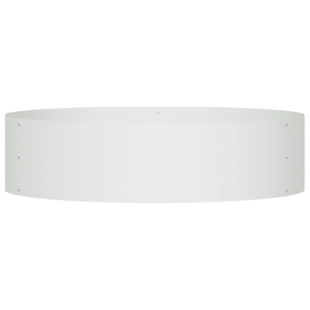 Vaso in Metallo Bianco Bianco Metallo Medio Durevole