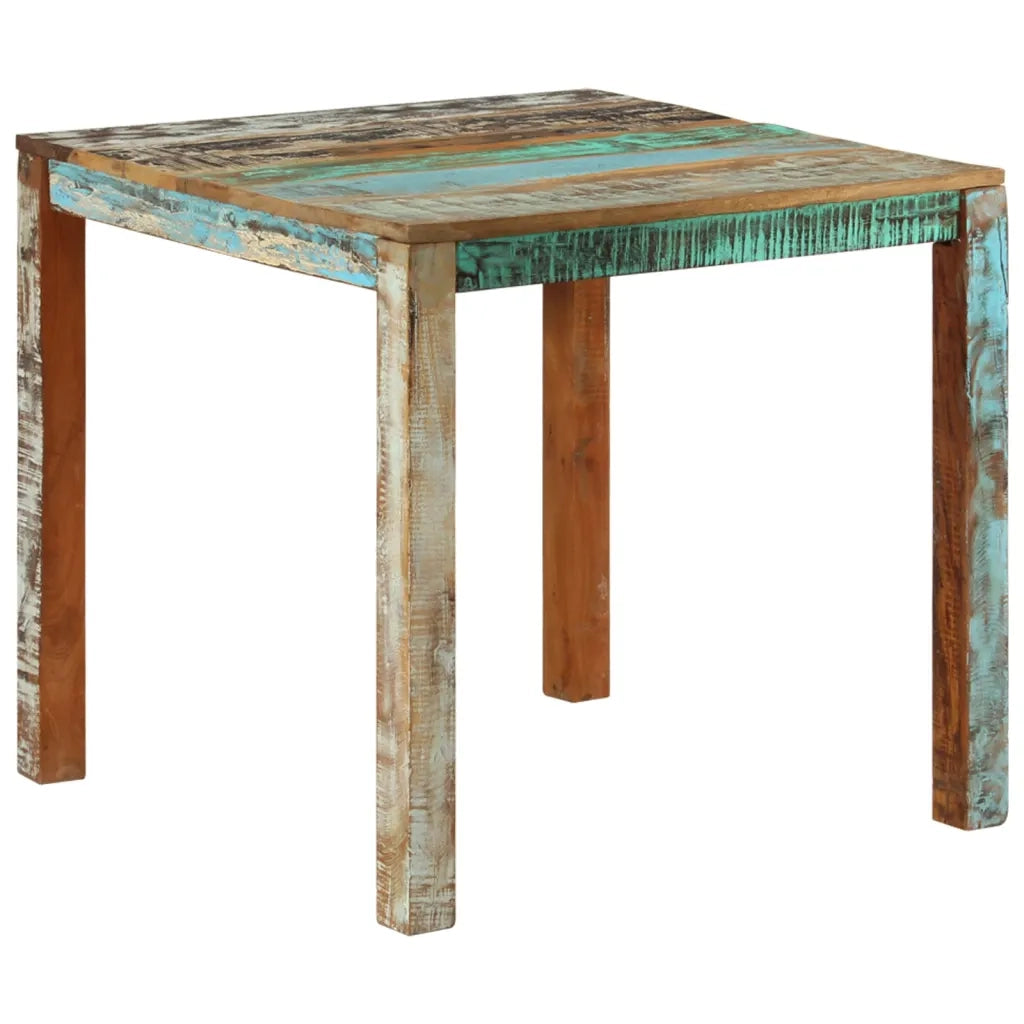 Tavolo da Pranzo 82x80x76 cm in Legno Massello di Recupero  cod mxl 13176