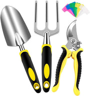 Set di attrezzature per giardinaggio - 3 pezzi - comprensivo di cesoie per giardino e badile