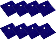 Set di contenitori per gioielli 8 pezzi - Borsa di pelle - Contenitori portatili per orecchini/anelli - Leggero e duraturo - Protezione contro le graffiate - Contenitori di stoccaggio