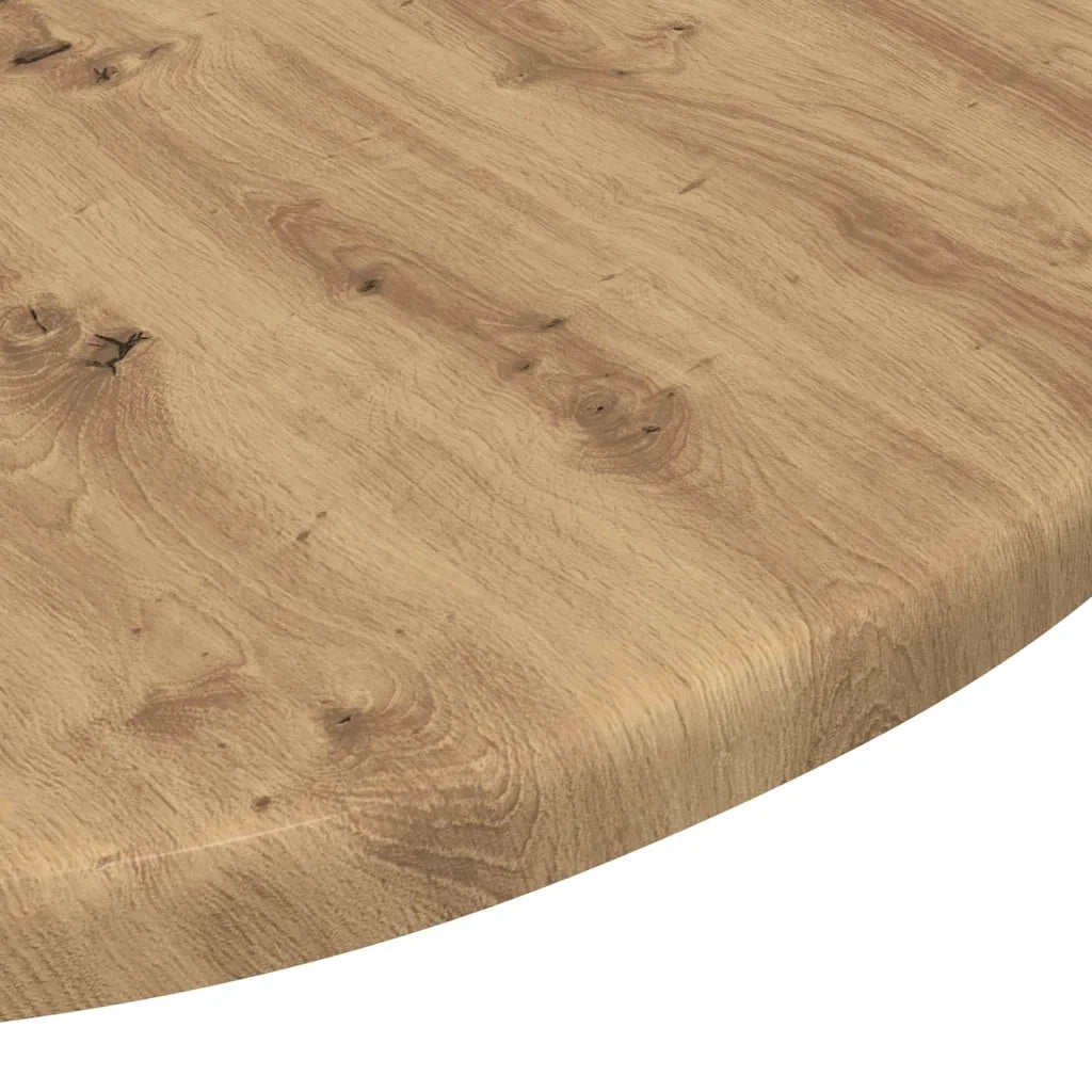 Piano del tavolo rovere artigianale Ø 50 x 1,5 cm