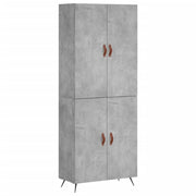 Buffet credenza cassettiera armadio mobile contenitore organizer cucina soggiorno salotto alto 69,5 x 34 x 180 cm legno ingegnerizzato grigio 02_0034651
