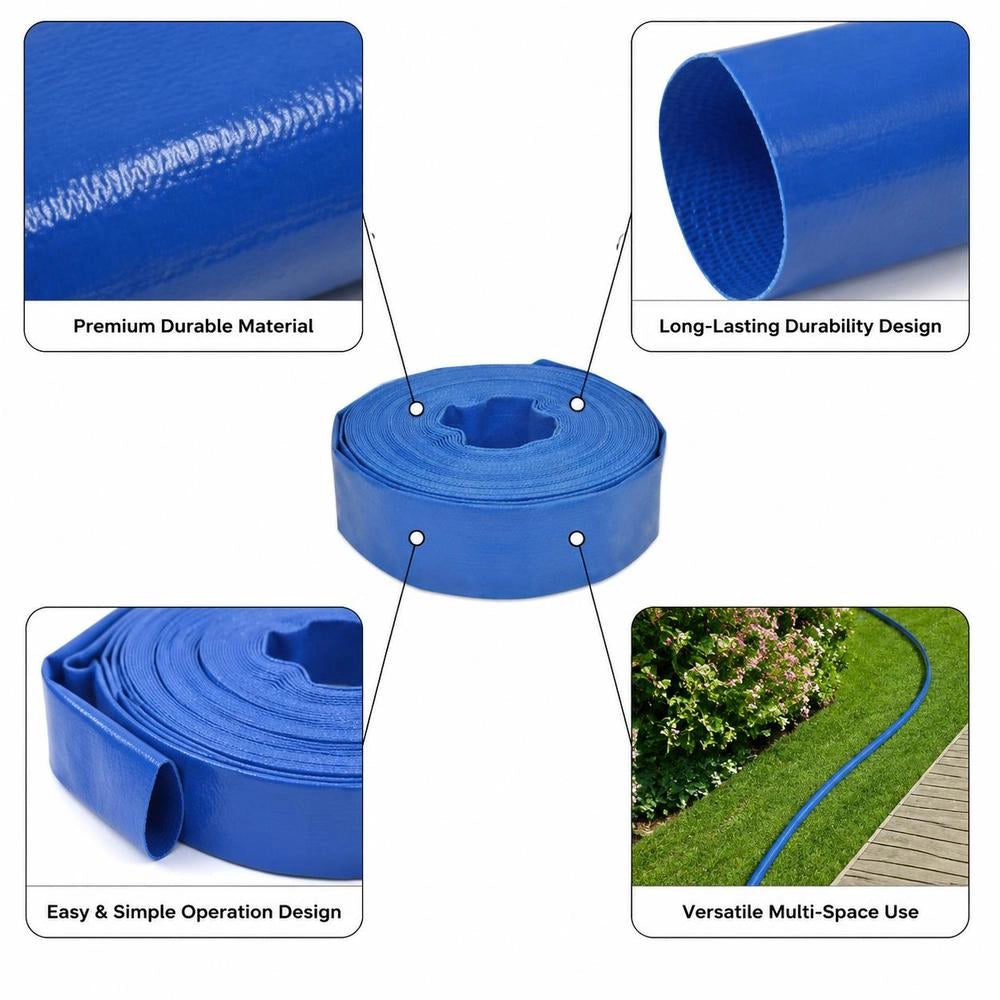 Flat Hose 100 M 1.5" PVC