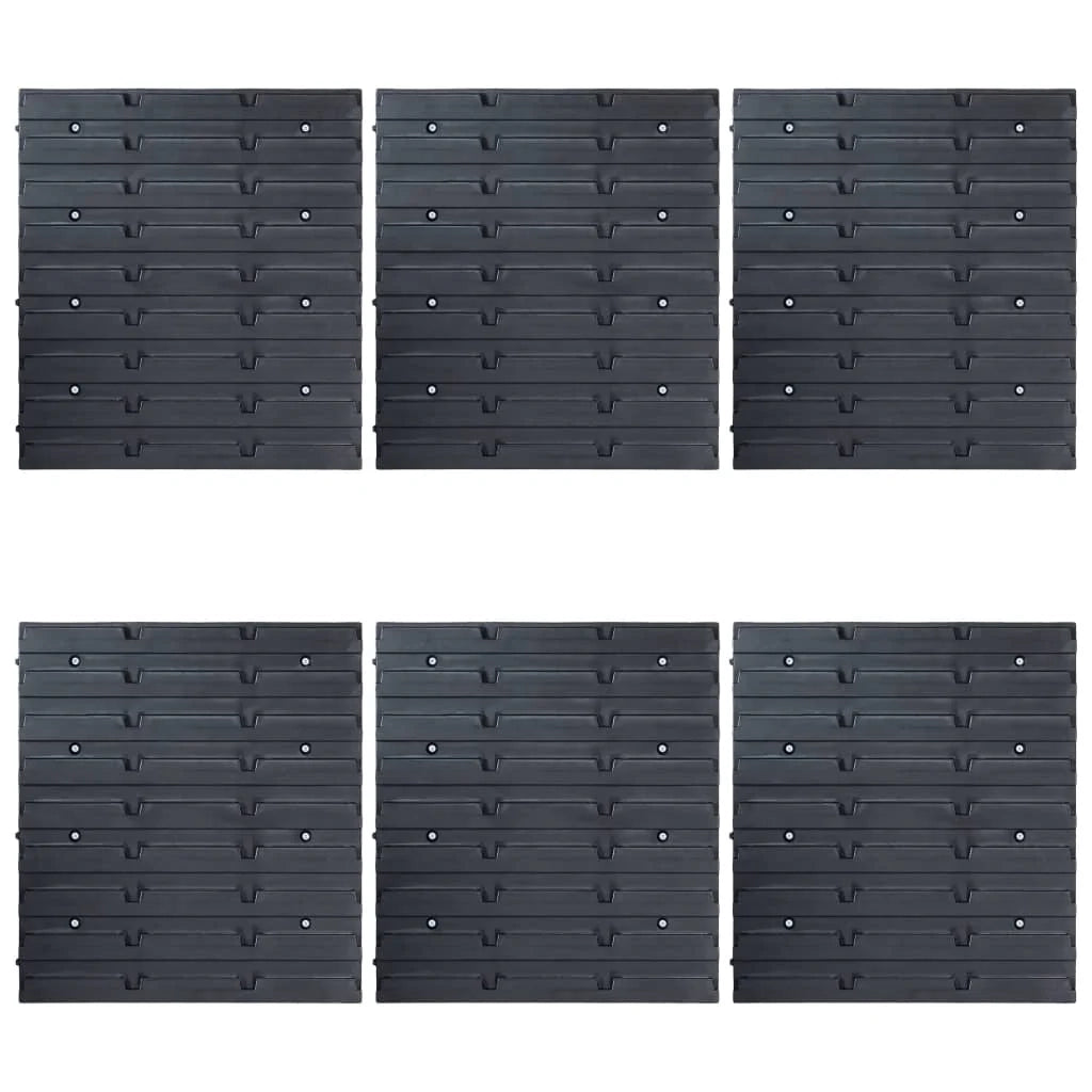 Kit contenitore portaoggetti blu da 96 pezzi con pannelli a parete 02_0003842