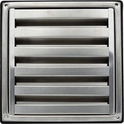 Ventilatore a 150mm in acciaio inossidabile con guarnizione e viti - Manica di tubo e VMC - Cappotto di aspirazione esterno con griglia a insetti