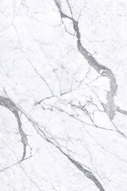 Set 6 Pannelli Decorativi Area 4,3 mq 120x60 cm Rivestimento Murale Effetto Marmo in PVC Bianco