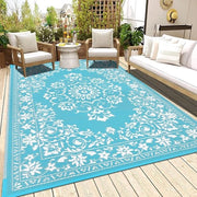 Tappeto esterno grande impermeabile 180 x 270 cm - Sostenibile e reversibile per dentro e per fuori