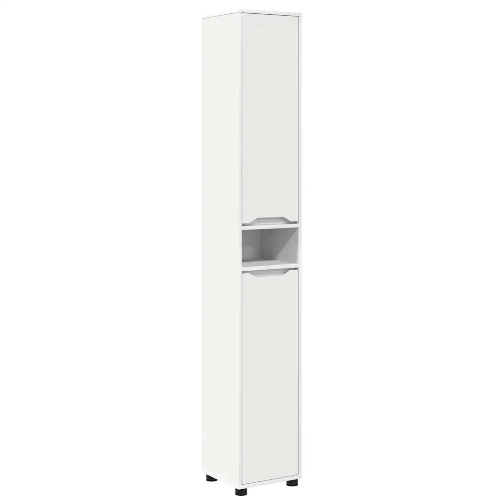 Mobile da Bagno Bianco 30,5 x 30 x 195 cm Legno multistrato