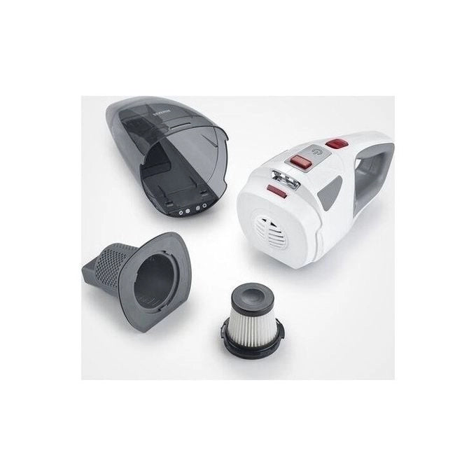 Severin HV 7146 Aspirapolvere Portatile Senza Filo 4 in 1 Secco e Bagnato 0,65 L 120 W 5500 Pa 30 min autonomia colore Grigio Rosso Bianco