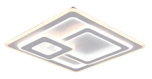 Plafoniera da Interno a LED in Metallo Bianco Opaco