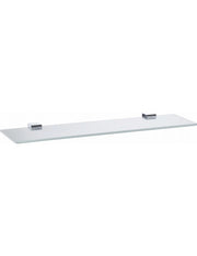 Mensola doccia NIL in vetro e ottone cromato 60 cm