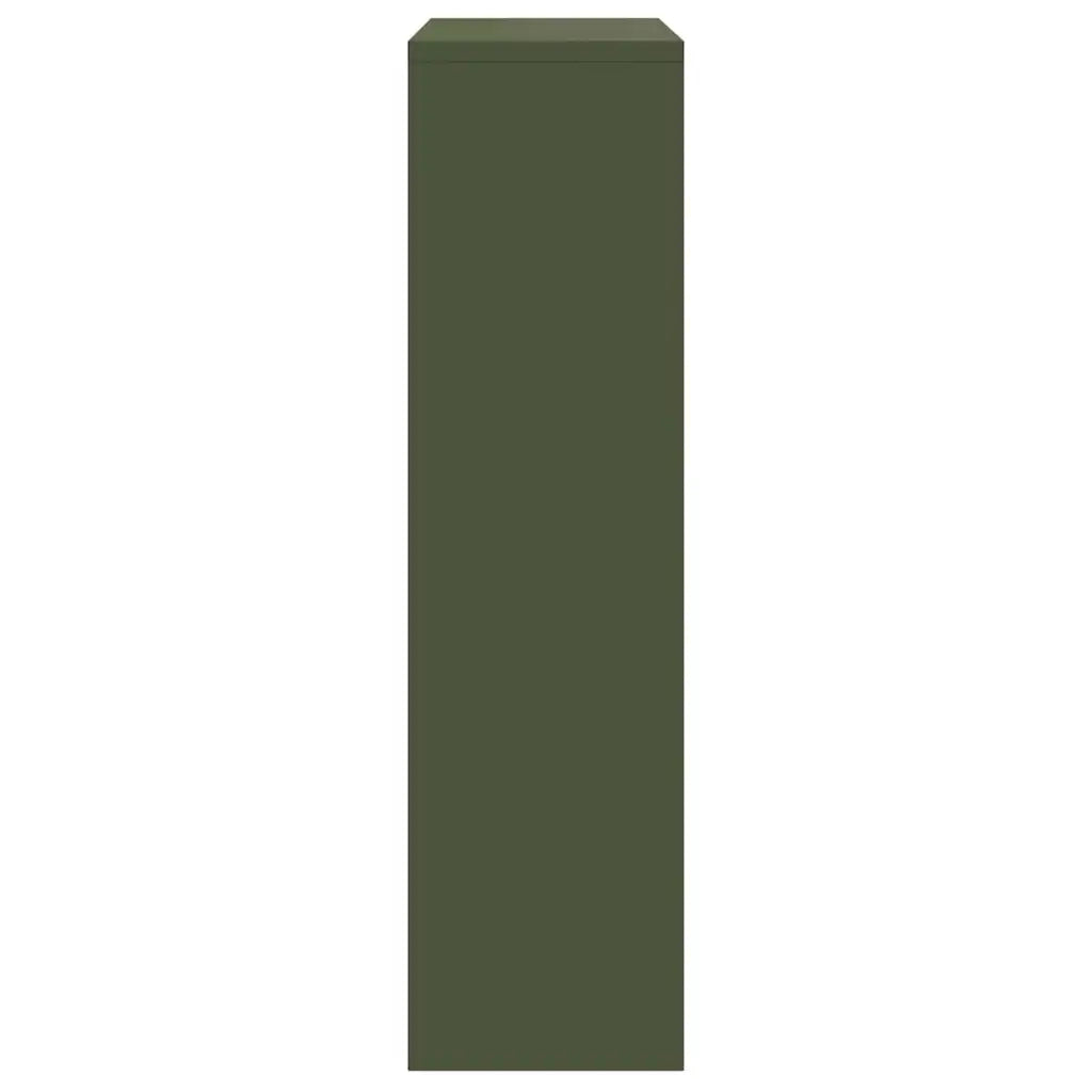 Cassetta per pacchi Verde oliva 44 x 22 x 82 cm Acciaio 874922