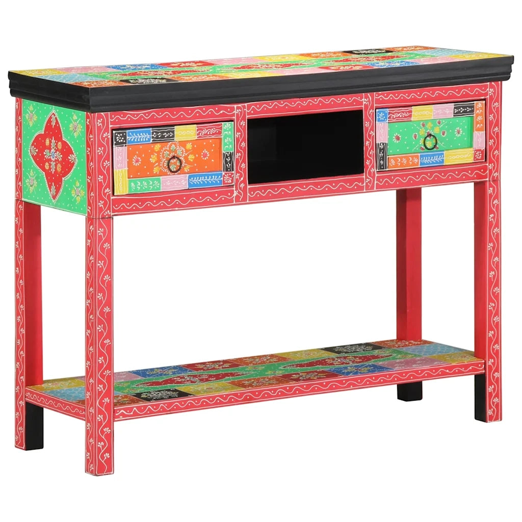 Tavolo Consolle | Tavolo d'Ingresso con cassetto Multicolore 100 x 30 x 77 cm