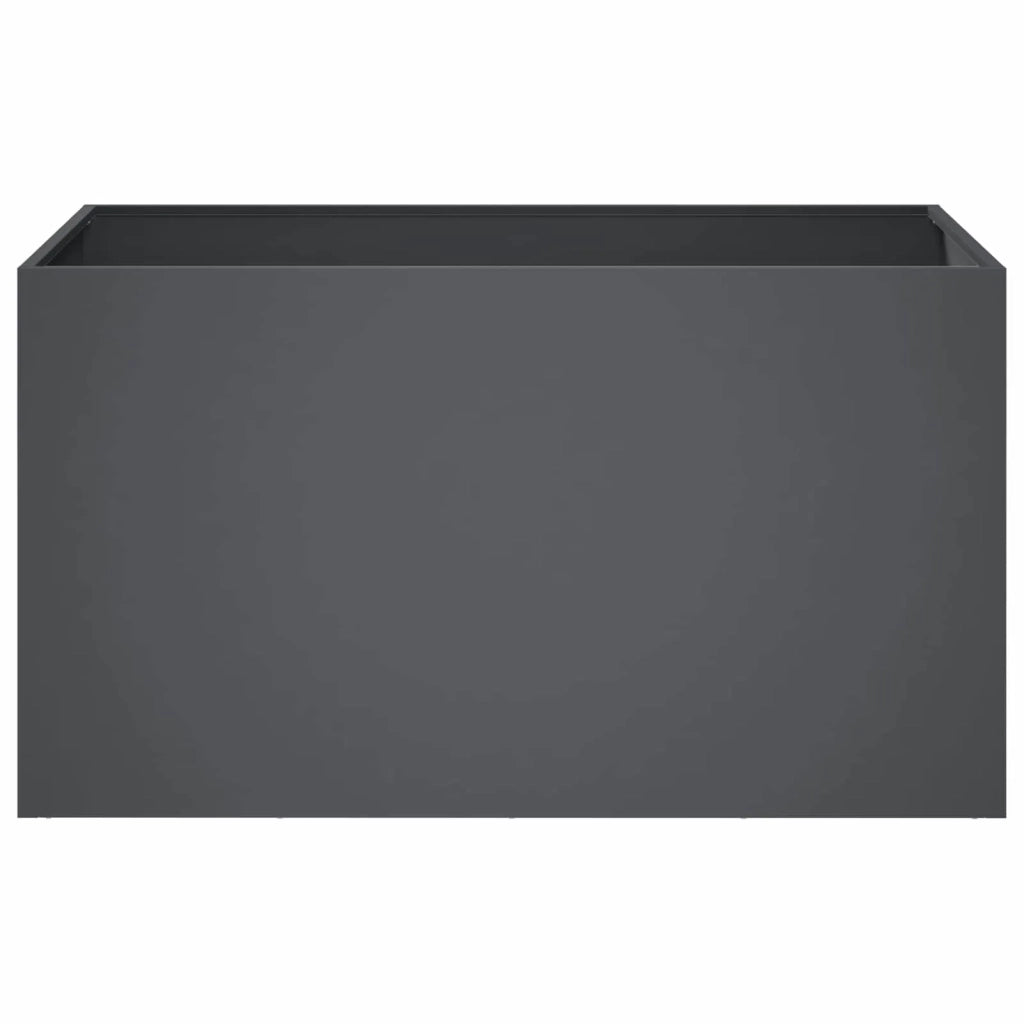 Vaso da giardino Antracite 80 x 50 x 50 cm 8005264