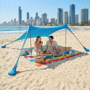 Ombrellone per Bambini con Struttura in Fibra di Vetro e Telone in Poliestere, Dimensioni 200x200 cm, Modello 12345, Peso 4,5 kg, Resistenza al Vento 50 km/h, Resistenza alla Pioggia 100 l/m², Certificato CE