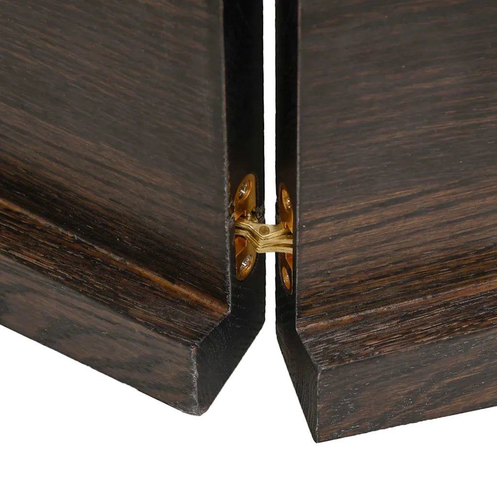Piano Bagno Marrone Scuro 140x50x(2-4)cm Legno Trattato 3156245
