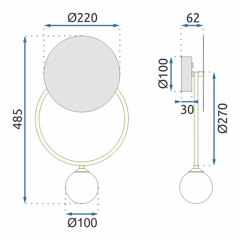Lampada Da Parete APP923-1W