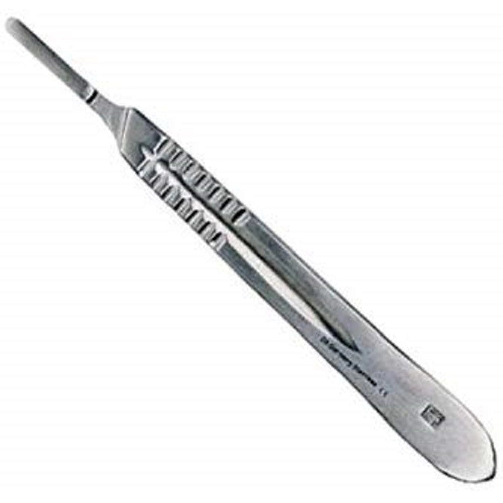 Trade Shop - Portalama 565 Numero 4 Manico In Acciaio Per Bisturi Lama Lame Intercambiabile -