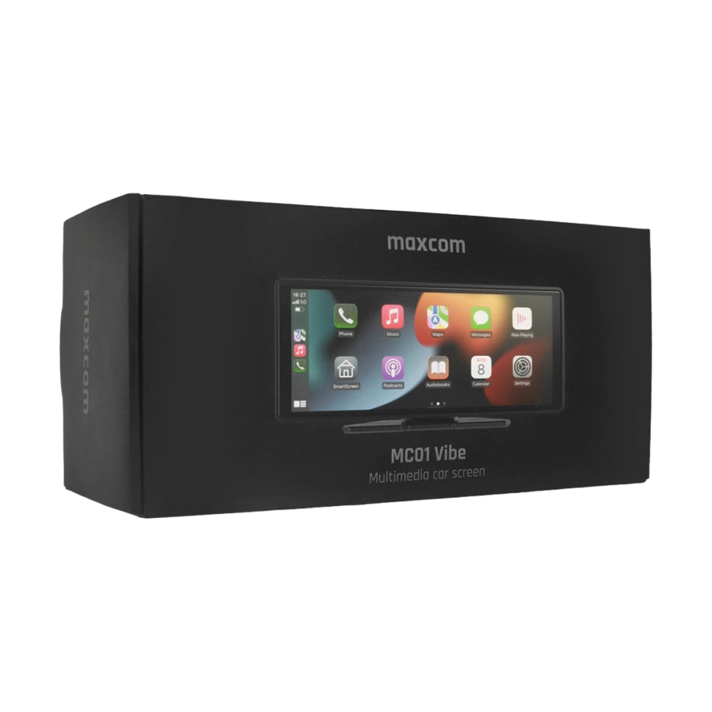 Schermo CarPlay Android Auto 9,3" MC01 Vibe senza fili per GPS e chiamate Nero Maxcom