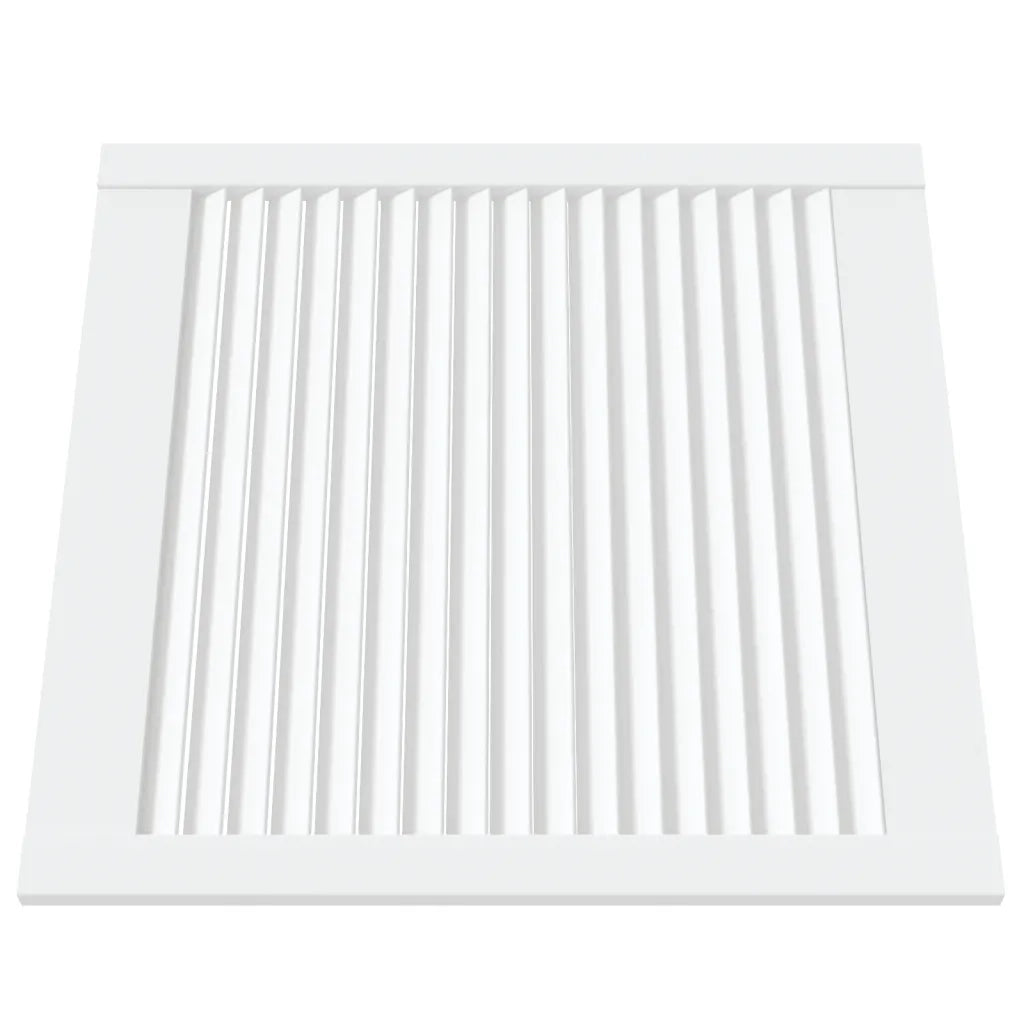 Ante a Lamelle 4 pz Bianche 61,5x59,4 cm in Legno di Pino 151159