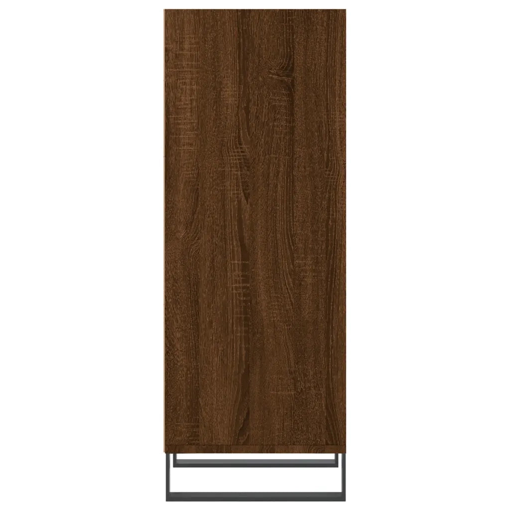 Credenza-Buffet-Armadio da cucina Rovere Marrone 34,5x32,5x90 cm in Legno Multistrato 345902