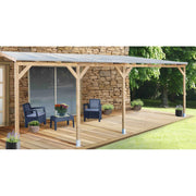 Tetto Couv'Terrasse in legno 3x6,8m - con tetto