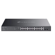 Tp-link omada es228gmp switch di rete gestito l2 gigabit ethernet (10/100/1000) supporto power over ethernet (poe) nero