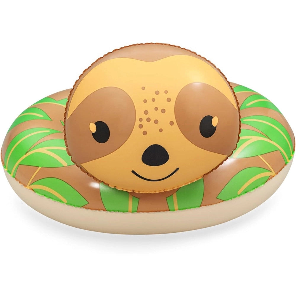 Trade Shop - Salvagente Galleggiante Gonfiabile Con Testa Animali Buffi Per Bambini 3-6 Anni 36405 -