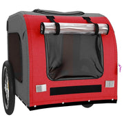 Rimorchio/carrello per animali domestici rosso 02_0044356