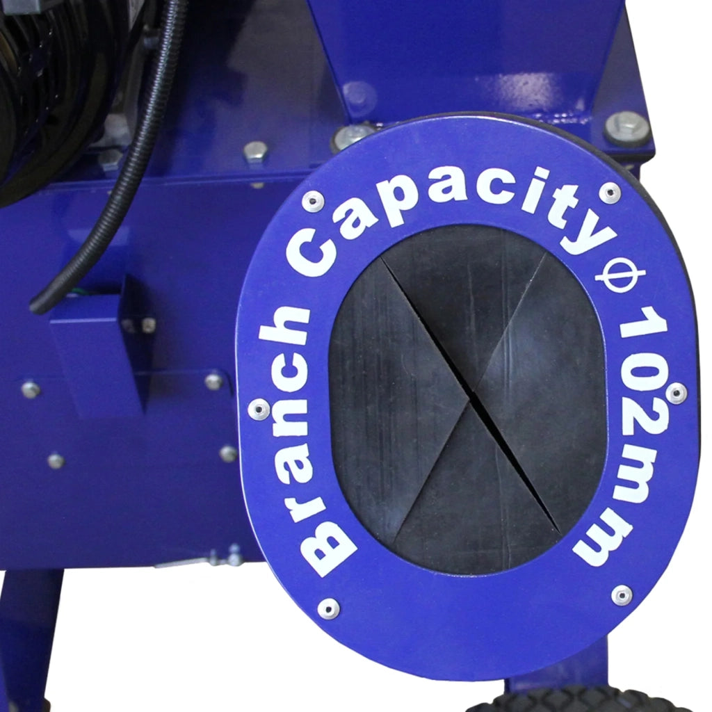 Spaccalegna per Tronchi - 5t 370mm & Cippatrice per Tritura Legna - 15HP