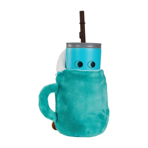 Fuzzie Pina - Borraccia termica da 360 ml con rivestimento in peluche