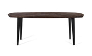 Tavolo da pranzo in legno di mango con angoli arrotondati, 200 cm