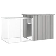 Gabbia per polli 200 x 91 x 100 cm acciaio zincato grigio 02_0041656