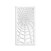BLACK HOLE - Pannello in PVC traforato - Parasole Misura: 73x148 cm, Colore: bianco