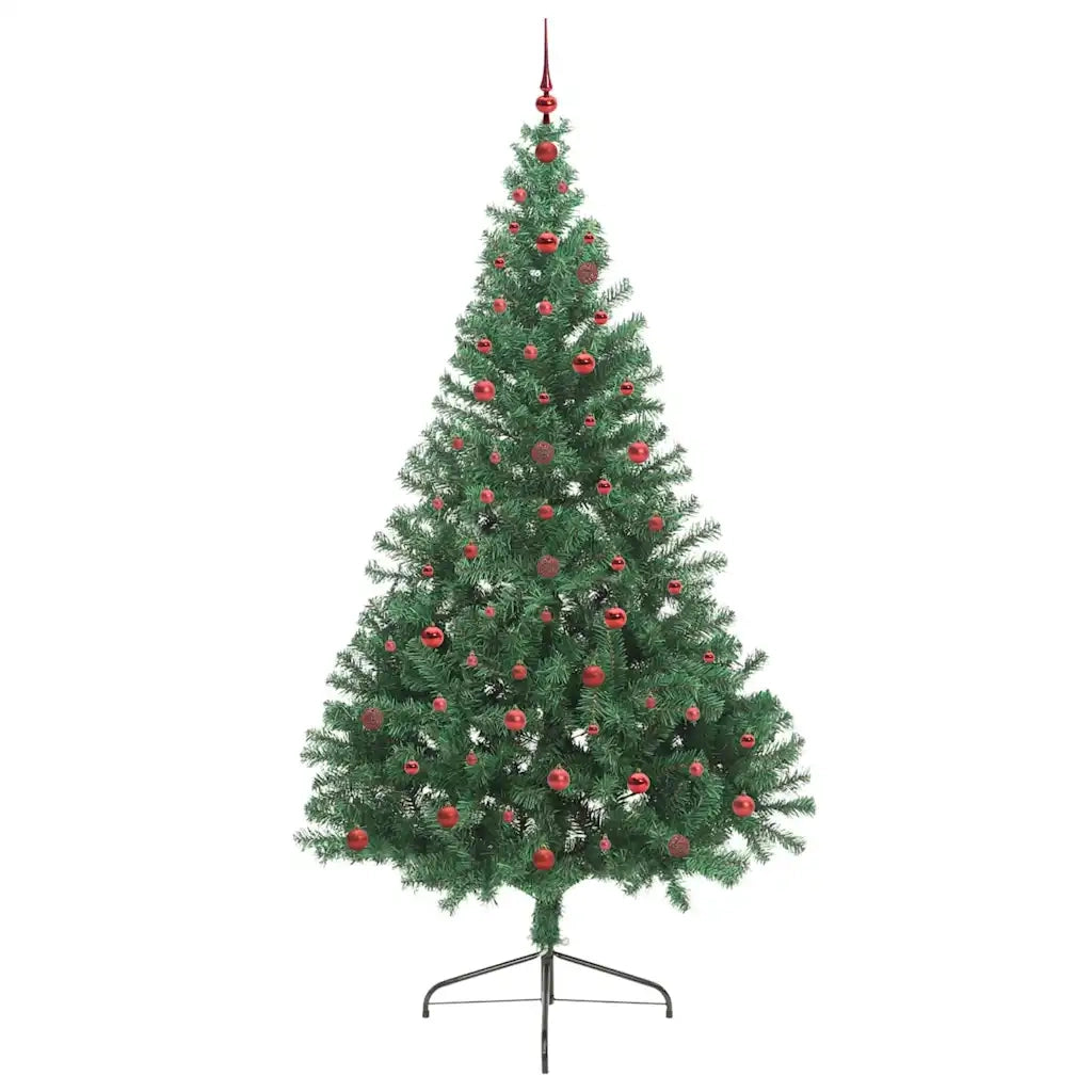 Albero di Natale | Decorazioni natalizie artificiale con luci integrate Verde 240 cm