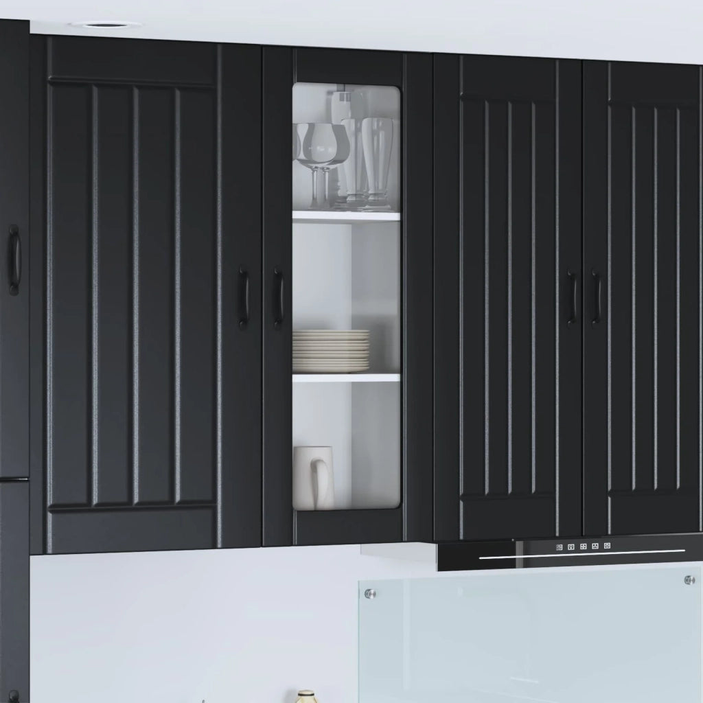 Mobile da cucina-Armadio da cucina Nero 40 x 31 x 100 cm Legno multistrato 517114