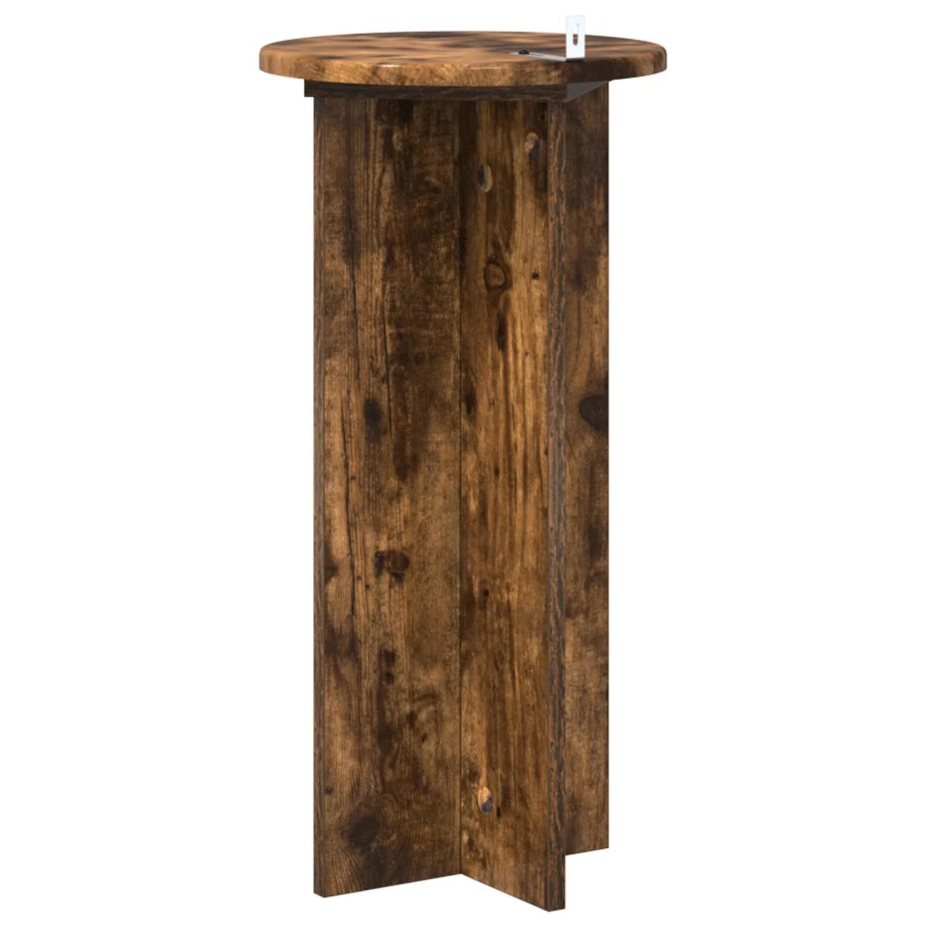 Supporto per piante 2 pcs Rovere Fumo 29,5 x 29,5 x 60 cm