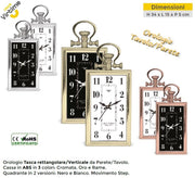 Orologio da Parete o Tavola in Abs Modello Tascabile 3 Colori Esterni 2 Interni