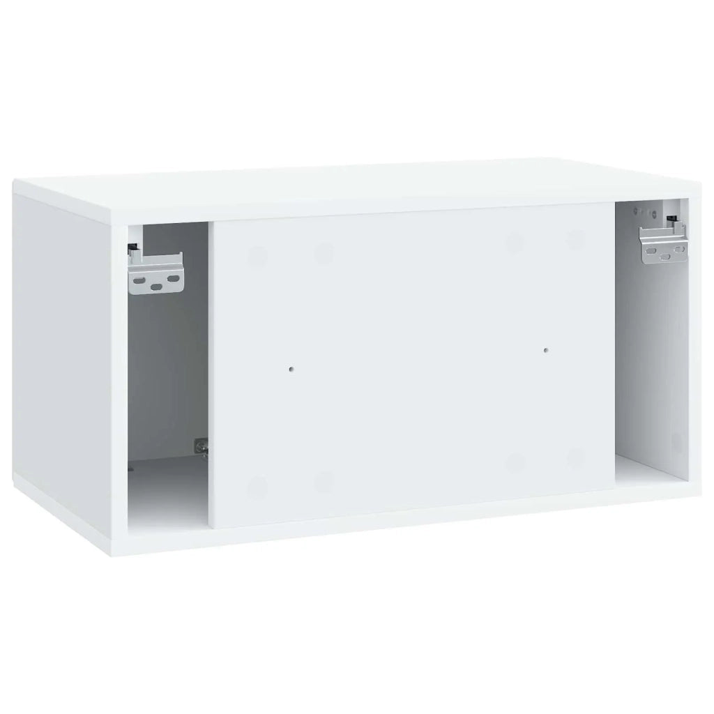 Mobile Porta TV da Muro Bianco 59,5 x 31 x 30 cm 899385