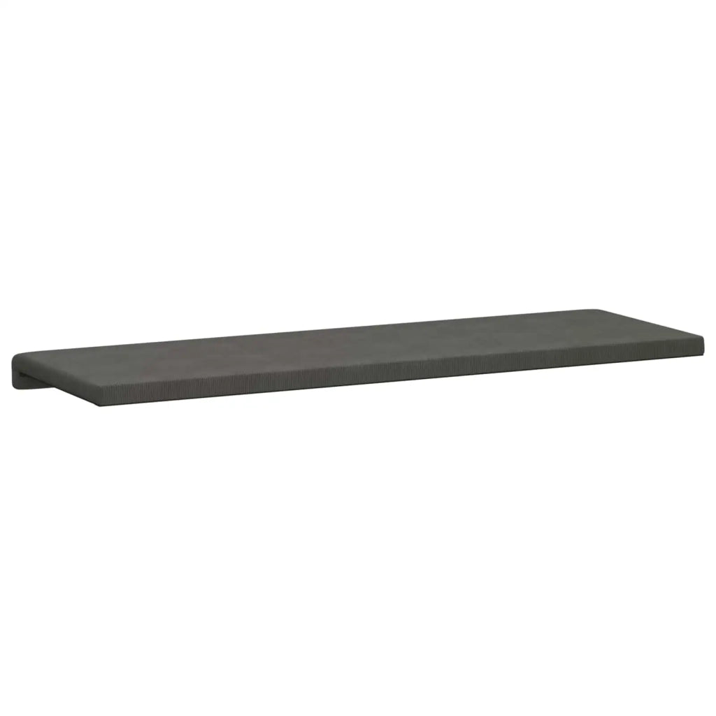 Cuscino per panchina corduroy Grigio Scuro Profondità 35 cm 42043367