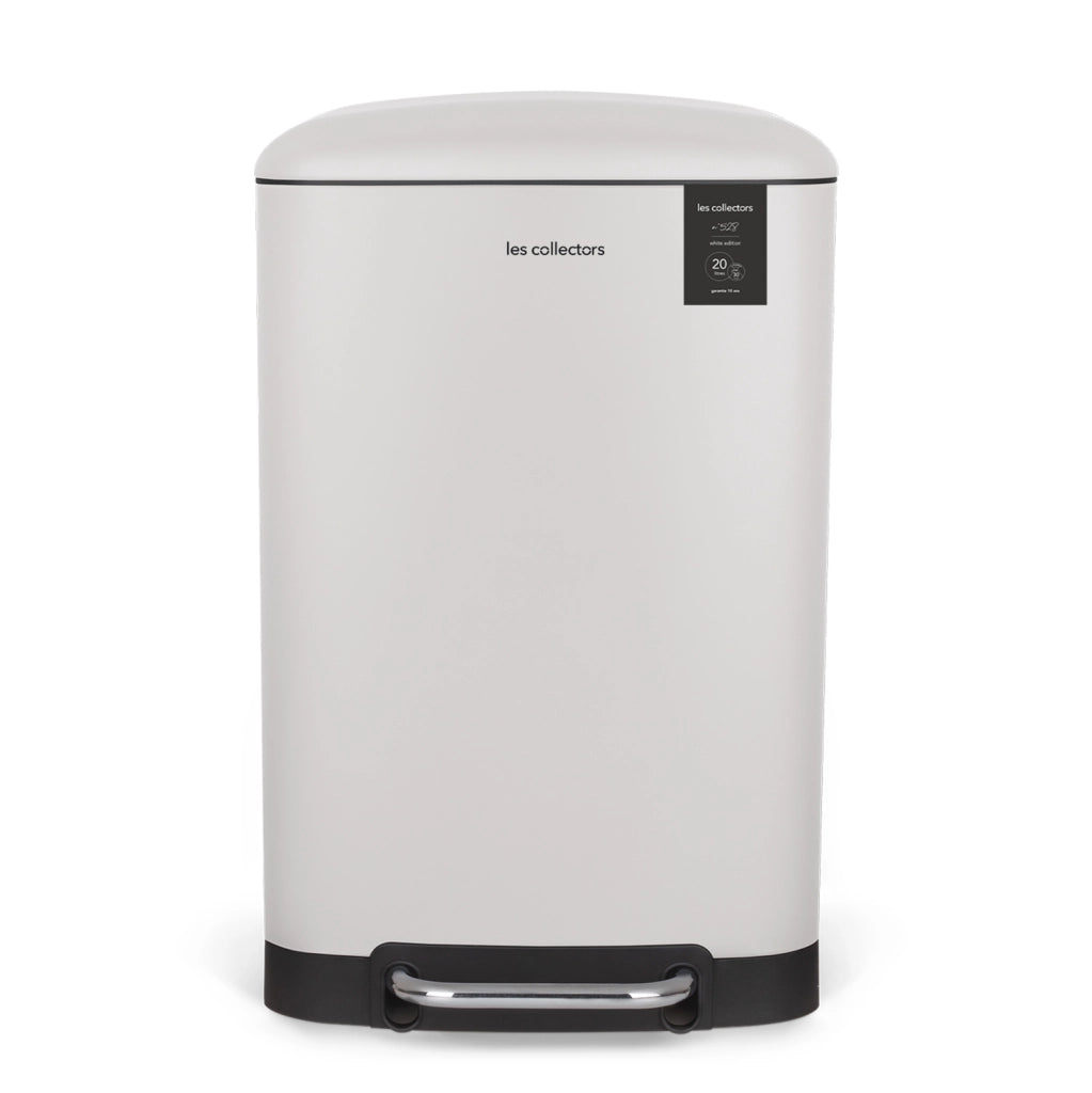 Les Collectors Pattumiera da cucina a pedale in acciaio inox n. 528 capacità 20 l