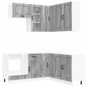 Unità Cucina KALMAR 8 pcs Sonoma grigio Legno ingegnerizzato 3438377