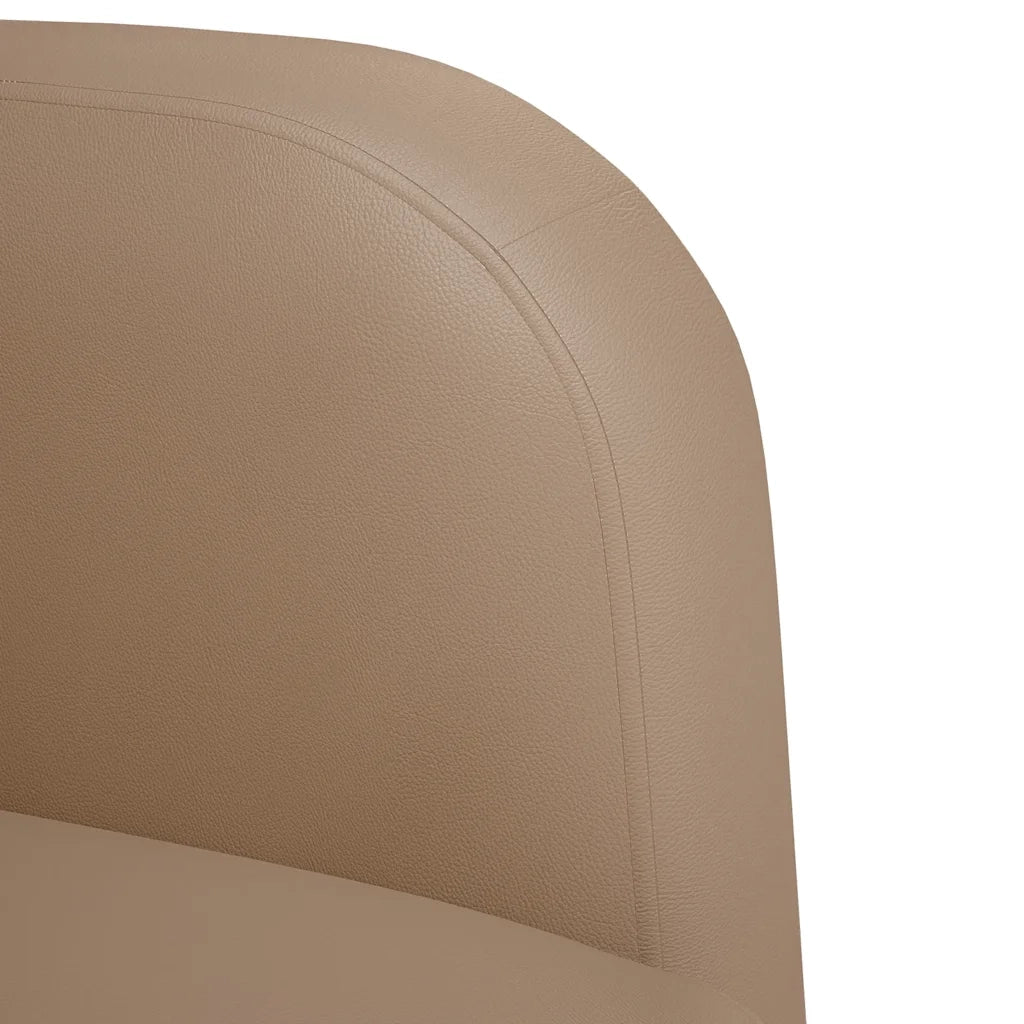 Divano Sedia con Braccioli Cappuccino 54 cm in Similpelle 4100533