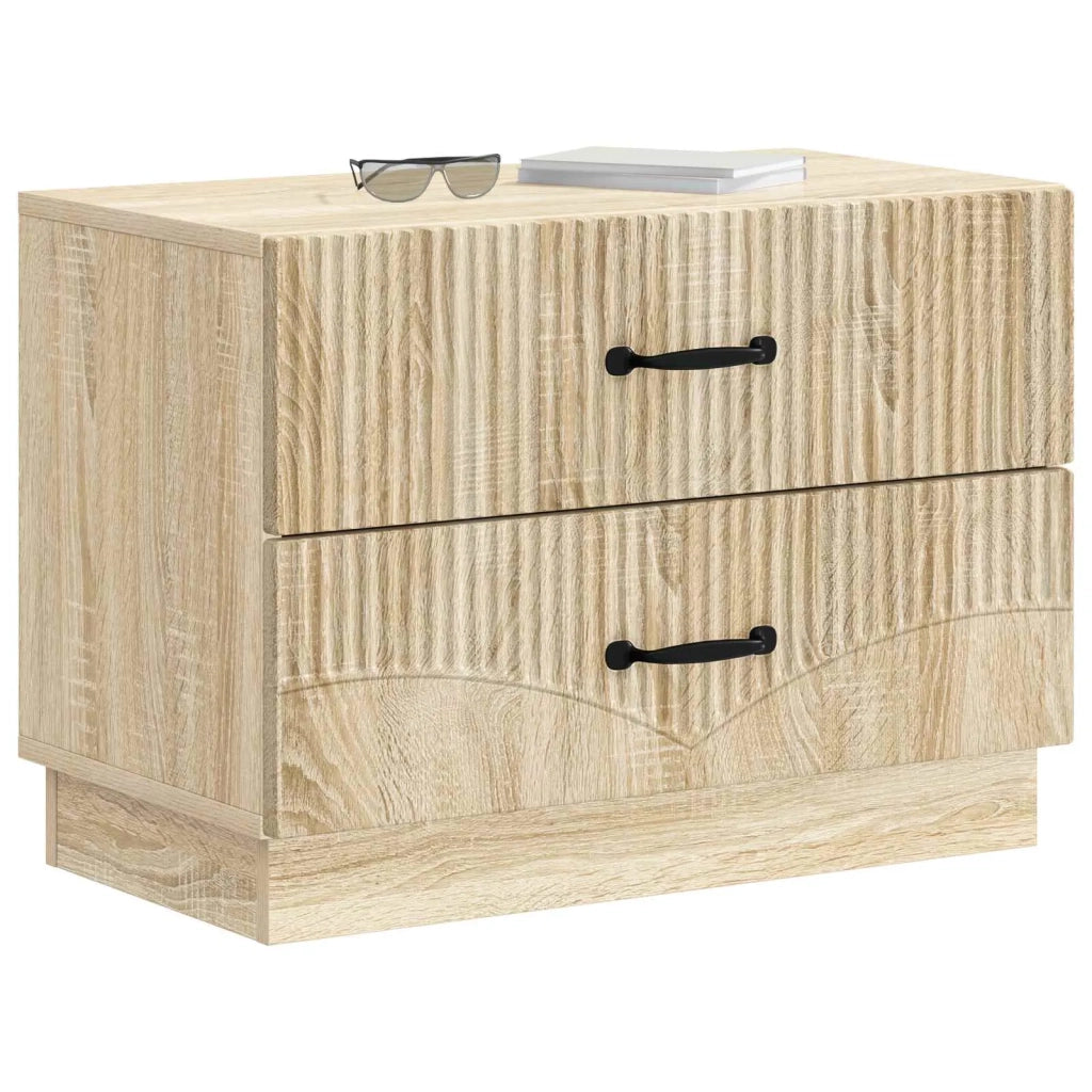Armadio da Notte con cassetto Rovere Sonoma 62 x 34,5 x 44,5 cm