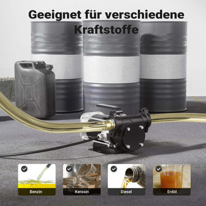 Pompa travaso carburante 12 V 180 W, Pompa travaso gasolio/benzina, 57 l/min, 3200 giri/min