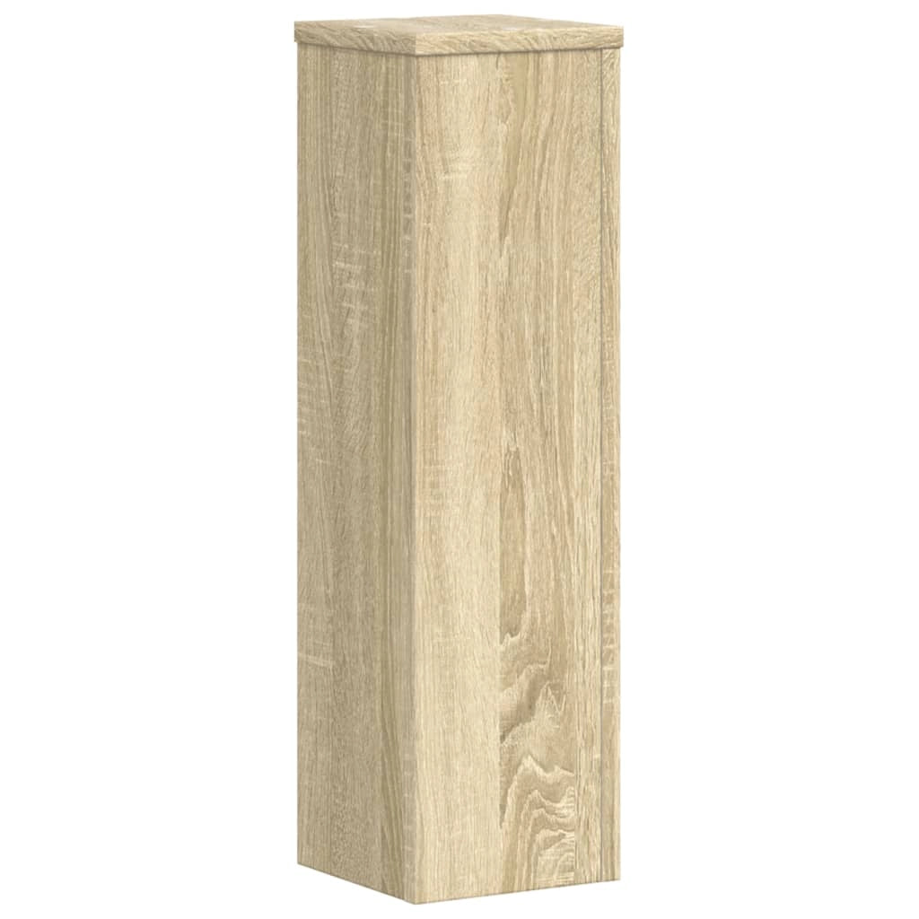 Supporti per piante mobili per fiori set da 2 legno ingegnerizzato Sonoma marrone 02_0045349