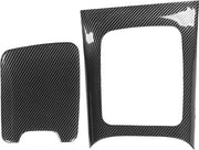 Pannello di cambio in stile fibra di carbonio per Benz C-klasse W206 S206 - Rivestimento della console centrale - Pannello di copertura del vano manubrio.