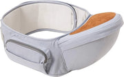 Porta bambino con cinturino regolabile di 135 cm, portabimbi leggero per bambini da 0 a 36 mesi, portabimbi ergonomico per diverse posizioni, regalo per nuovi genitori, grigio