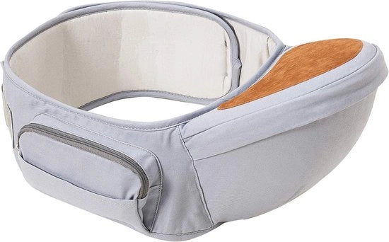 Porta bambino con cinturino regolabile di 135 cm, portabimbi leggero per bambini da 0 a 36 mesi, portabimbi ergonomico per diverse posizioni, regalo per nuovi genitori, grigio